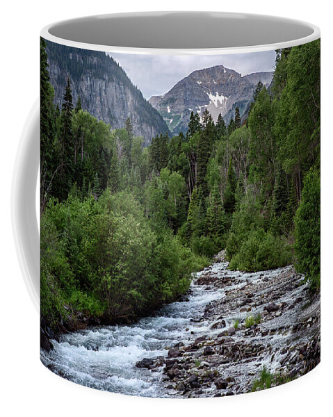Landscape Coffee Mug featuring the photograph Mountain Stream in the San Juans by Melany Sarafis