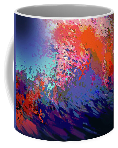 Abstract Coffee Mug featuring the photograph Movement And Color by Ian MacDonald