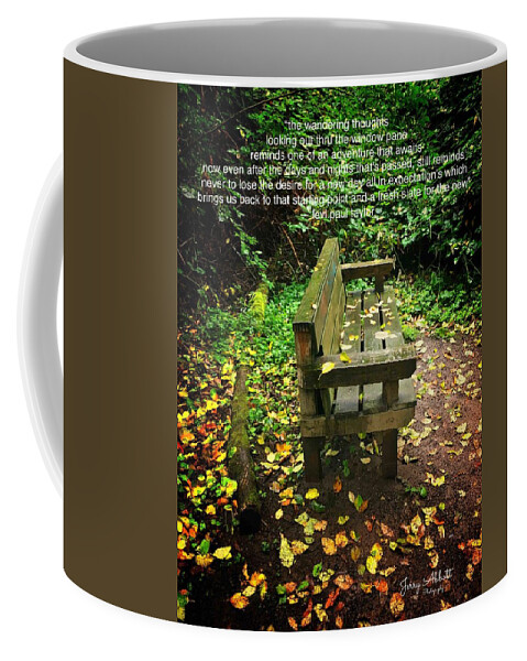  Coffee Mug featuring the photograph Moving Forward Motivational Quote by Jerry Abbott