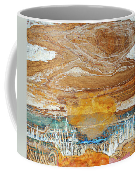Moving Coffee Mug featuring the painting Moving On by James Lavott