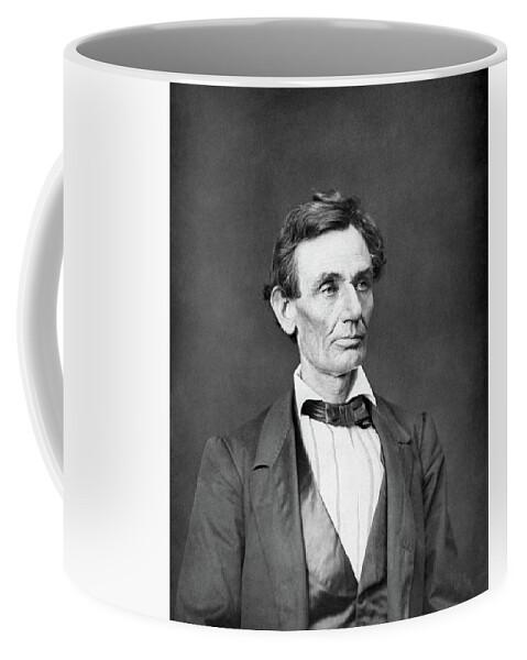 Abraham Lincoln Coffee Mug featuring the photograph Mr. Lincoln by War Is Hell Store