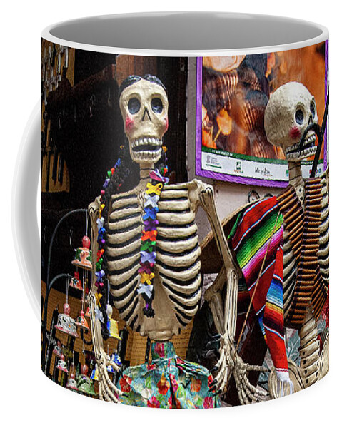 Dia De Los Muertos Coffee Mug featuring the photograph Muertos of Michoacan by William Scott Koenig