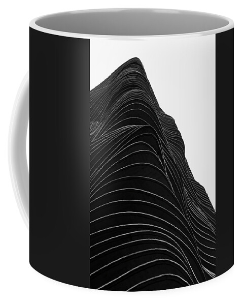 Abstract Coffee Mug featuring the photograph Multifaceted Facade by Christi Kraft