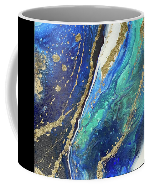 Multiverse Coffee Mug featuring the painting Multiverse by Nicole DiCicco