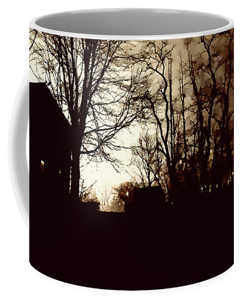 Buffy The Vampire Slayer Coffee Mug featuring the photograph Murder in the Girders by Nicholas Brendon