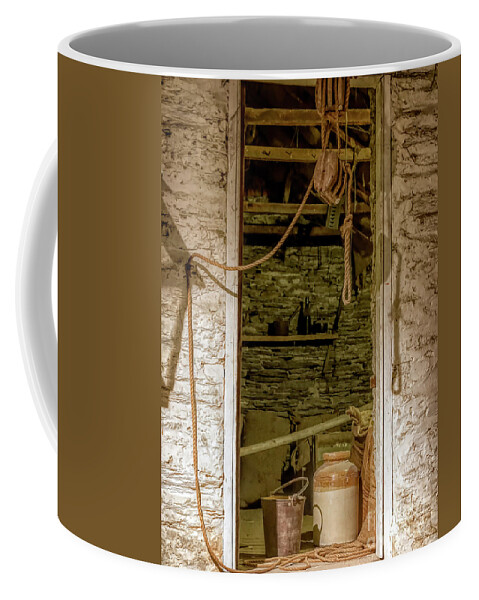 Arrowtown Coffee Mug featuring the photograph Museum Set Up by Elaine Teague