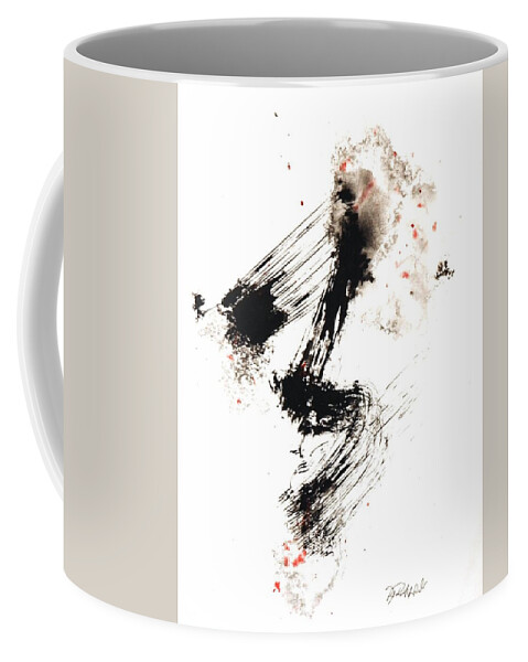 Mushin Coffee Mug featuring the painting Mushin - No MInd- #12 by Dick Richards