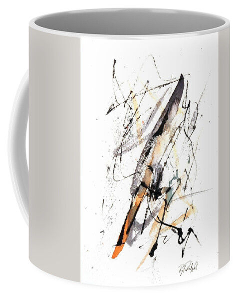 Mushin Coffee Mug featuring the painting Mushin -No MInd- #21 by Dick Richards
