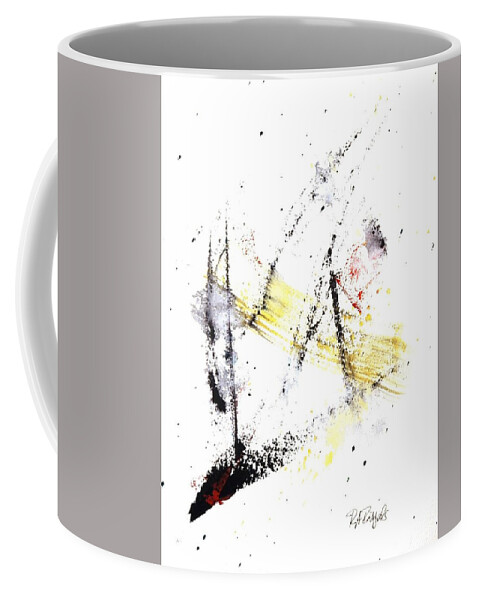 Mushin Coffee Mug featuring the painting Mushin -No MInd- #23 by Dick Richards