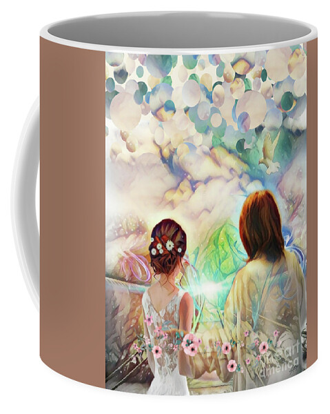 Jen Page Coffee Mug featuring the digital art My Beloved by Jennifer Page