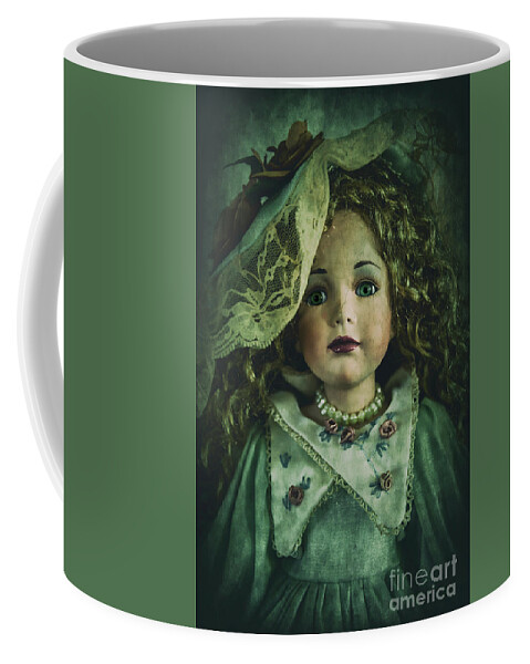 Doll Coffee Mug featuring the photograph My Dolly by Debra Fedchin