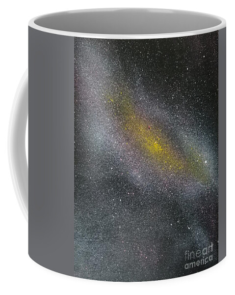 Galaxy Coffee Mug featuring the painting My Galaxy Painting by Stacy C Bottoms