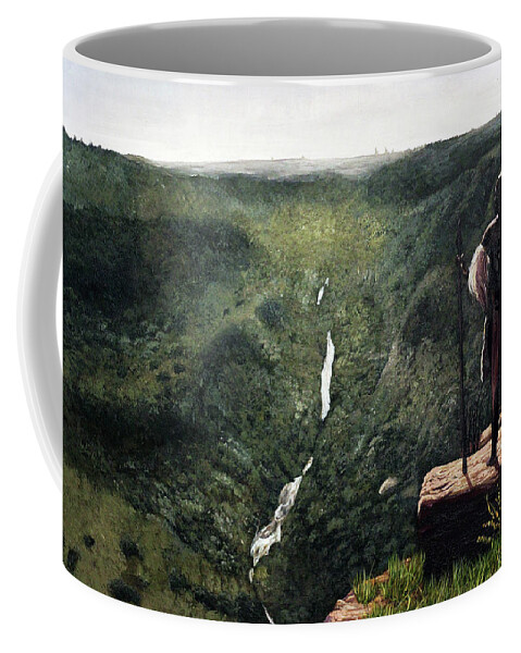 African Art Coffee Mug featuring the painting My Kingdom by Ronnie Moyo