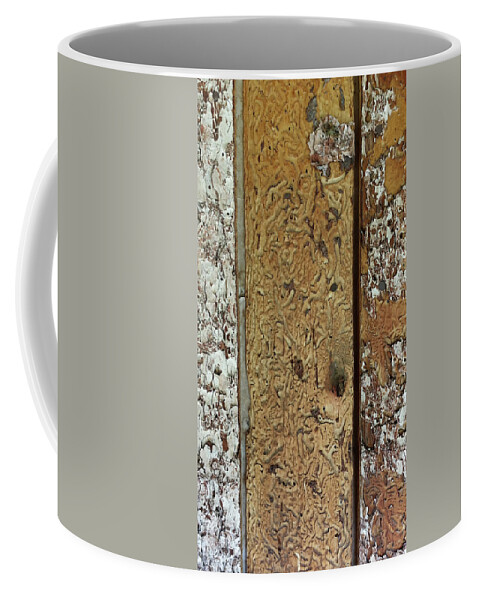 Historic Coffee Mug featuring the photograph My Neighborhood Estes Textures 2v2 by Laura Davis