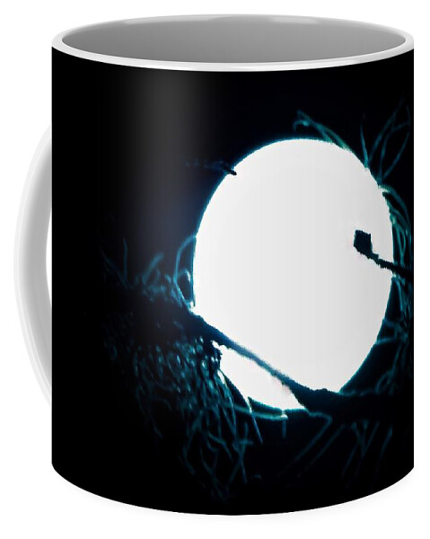Nature Coffee Mug featuring the photograph Mystic Moon by Gena Herro