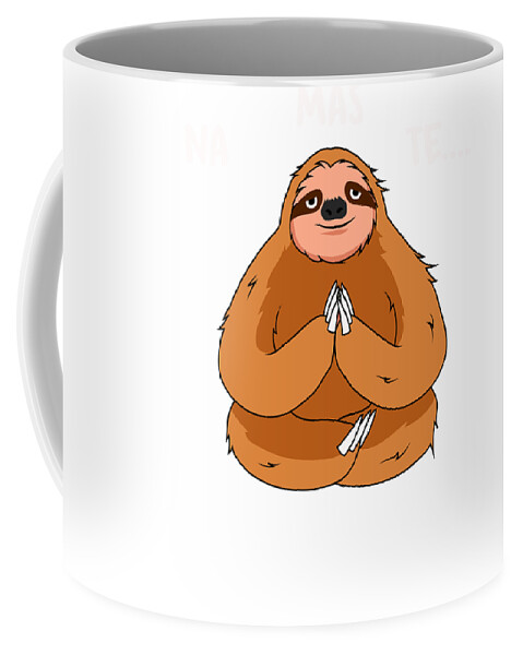Meditare Sloth Yoga Mug Divertente Namaste Coffee Cup 11 Once NA Sloth Yoga Tazza di caffè Yoga Abbigliamento Coffee Cup Yoga Regalo degli Amanti Divertente Yoga Cup 