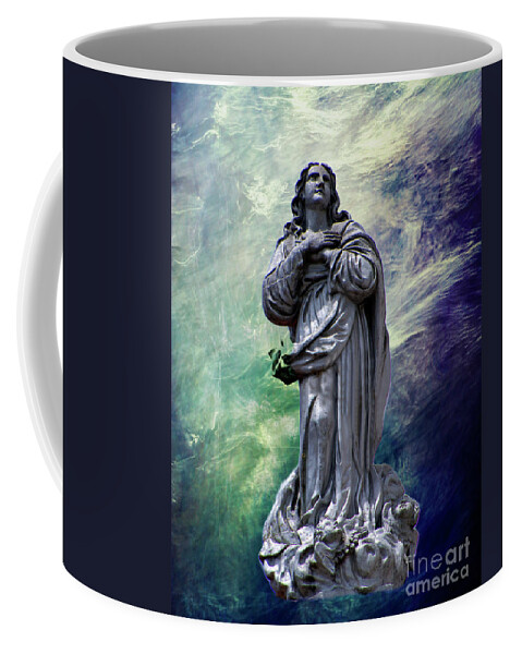 2151f Coffee Mug featuring the photograph Name The Saint by Al Bourassa