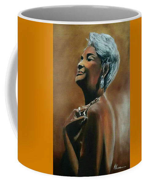 Jazz Singers Coffee Mug featuring the painting Nancy Wilson by Victor Thomason
