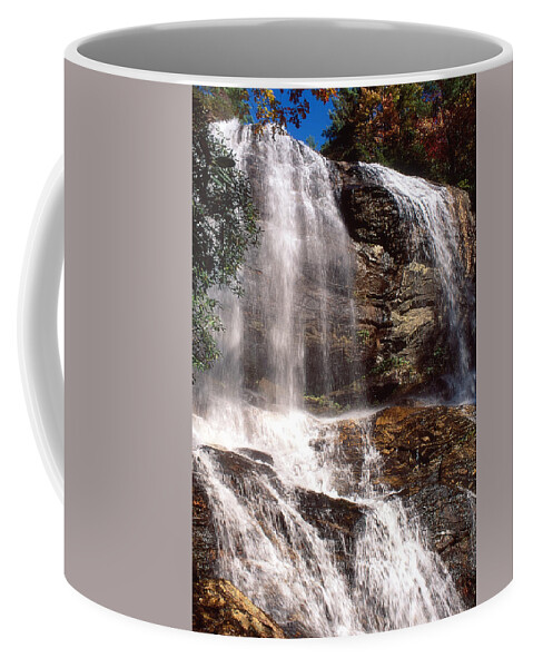 Falls Coffee Mug featuring the photograph Nantahala Waterfalls-4 by Rudy Umans