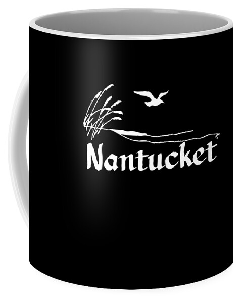 Funny Coffee Mug featuring the digital art Nantucket by Flippin Sweet Gear