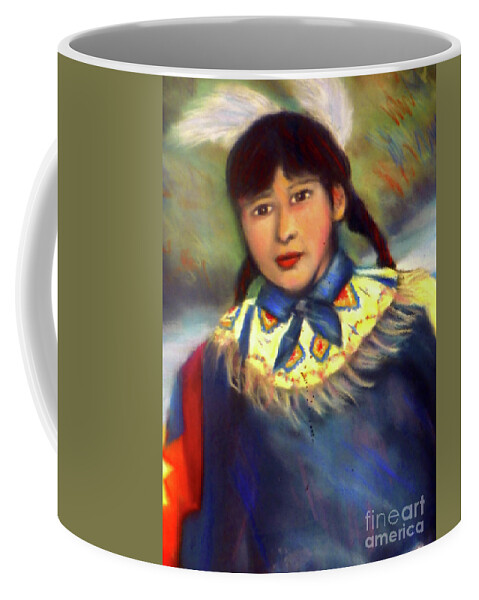  Coffee Mug featuring the photograph Native American by Shirley Moravec