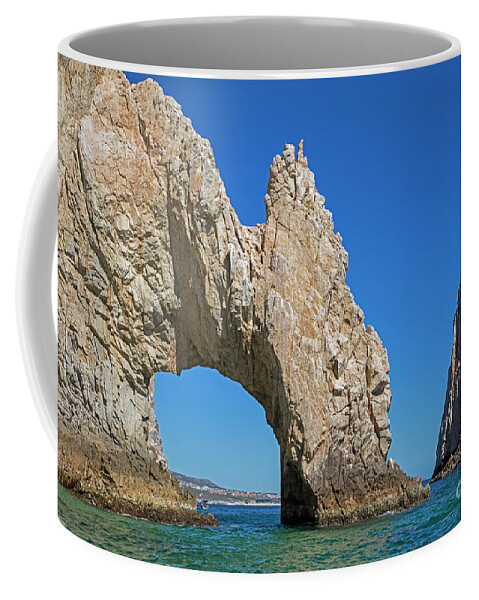 Natural Arch Coffee Mug featuring the photograph Natural Arch of Cabo San Lucas, Baja California Sur, Mexico by Arterra Picture Library