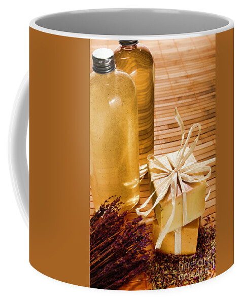 Aromatherapy Coffee Mug featuring the photograph Natural Aromatherapy Artisan Soap Bar by Olivier Le Queinec
