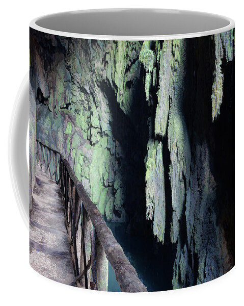 Canvas Coffee Mug featuring the photograph Natural park of the monastery of Piedra - Des-saturated Edition by Jordi Carrio Jamila