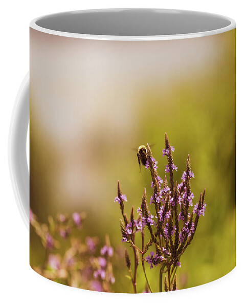 Bee Coffee Mug featuring the photograph Bees by Amelia Pearn