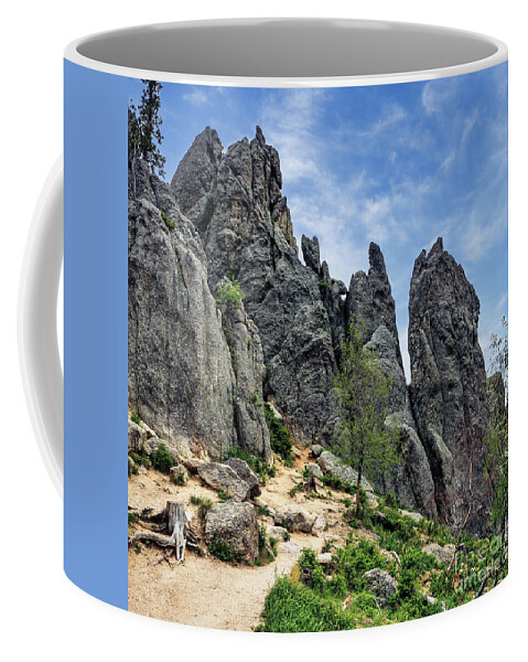 Custer State Park Coffee Mug featuring the photograph Needles Trail in Custer by Nick Zelinsky Jr
