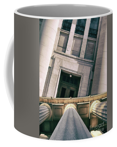 Neo Classical Coffee Mug featuring the digital art Neo Classical Collage by Phil Perkins