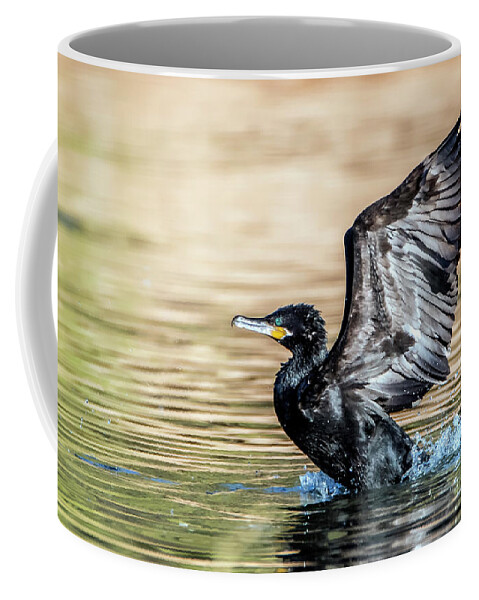 Neotropic Cormorant Coffee Mug featuring the photograph Neotropic Cormorant 4057-112520-2 by Tam Ryan