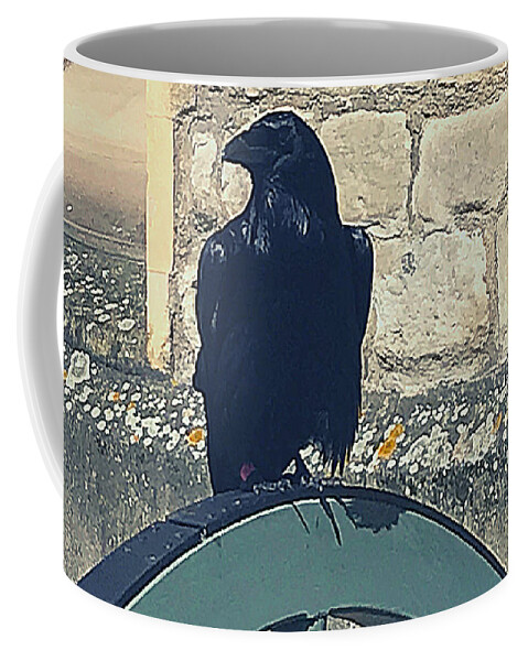 Raven Coffee Mug featuring the photograph Nevermore by Lee Darnell