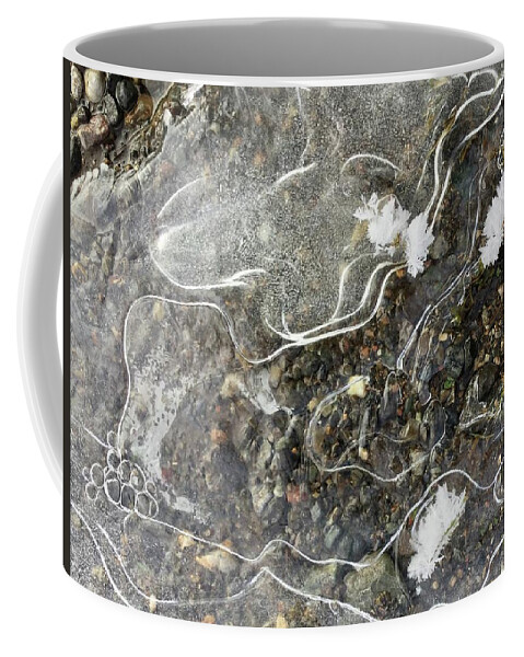 New Ice Coffee Mug featuring the photograph New ice by Nicola Finch