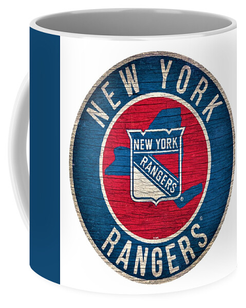 Ny Coffee Mug featuring the photograph New York Rangers by Rob Hans