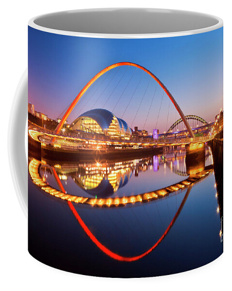 ... Gateshead Millennium Bridge Newcastle England City Skyline The Quayside 