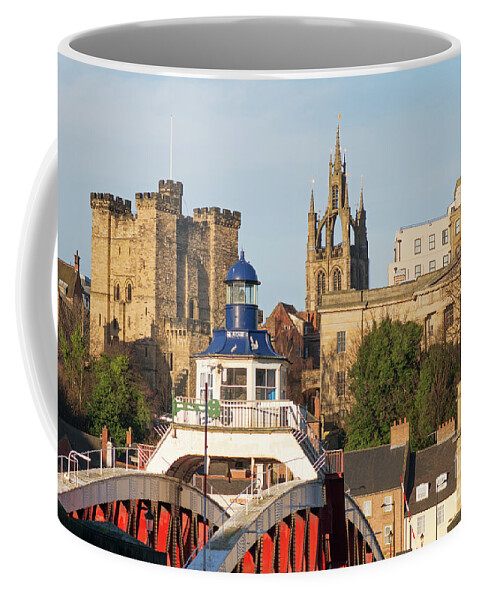 Newcastle Upon Tyne Coffee Mug featuring the photograph Newcastle upon Tyne skyline by Bryan Attewell