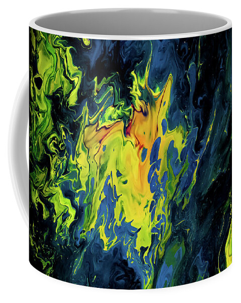  Coffee Mug featuring the painting Night Fall by Gena Herro