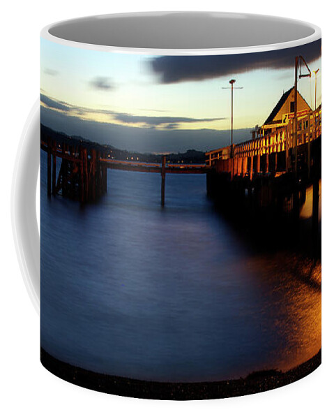 Pier Coffee Mug featuring the photograph Night in Russell - Bay of Islands, New Zealand by Kenneth Lane Smith