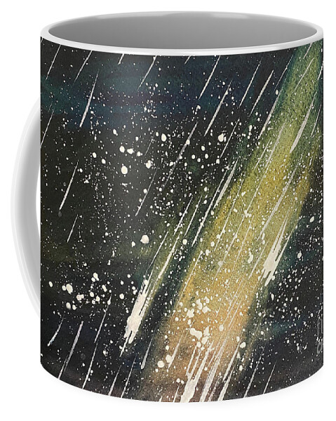 Stars Coffee Mug featuring the painting Night Sky by Lisa Neuman
