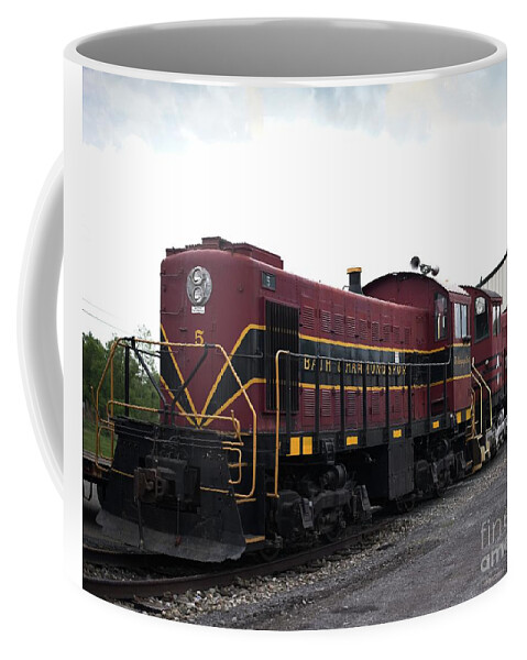 No. Railroad Coffee Mug featuring the photograph No 5. by Frank Kapusta
