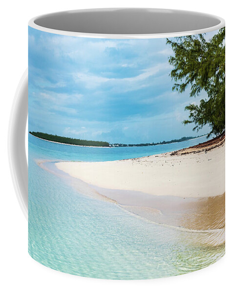 Abaco Coffee Mug featuring the photograph No Name Caye by Sandra Foyt