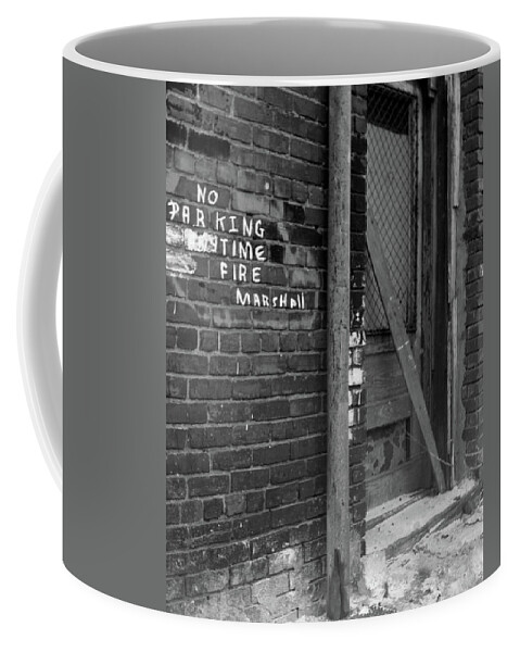 Atlanta Coffee Mug featuring the photograph No Parking by John Simmons