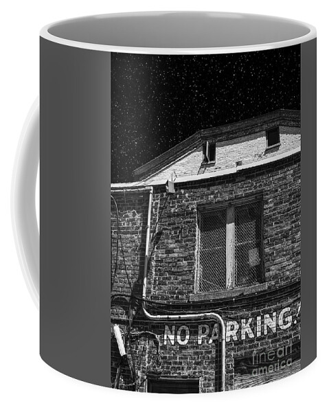 No Parking Coffee Mug featuring the digital art No Parking by Phil Perkins