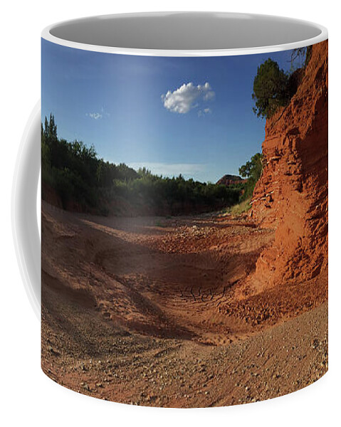 Richard E. Porter Coffee Mug featuring the photograph No Water Here, Caprock Canyons State Park, Texas by Richard Porter