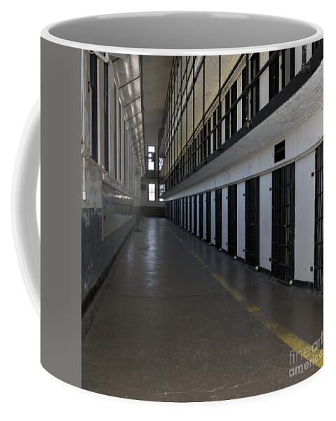 Prison Coffee Mug featuring the photograph No Way Out by Kae Cheatham