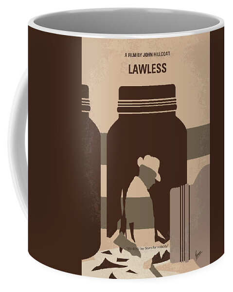 Lawless Coffee Mug featuring the digital art No1166 My Lawless minimal movie poster by Chungkong Art