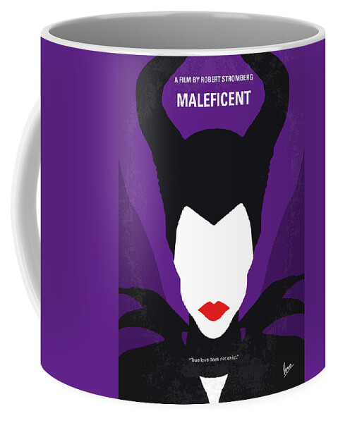 Maleficent Coffee Mug featuring the digital art No1198 My Maleficent minimal movie poster by Chungkong Art