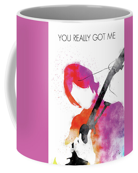 You Really Got Me Is A Song Written By Ray Davies For English Rock Band The Kinks. Coffee Mug featuring the digital art No229 MY THE KINKS Watercolor Music poster by Chungkong Art