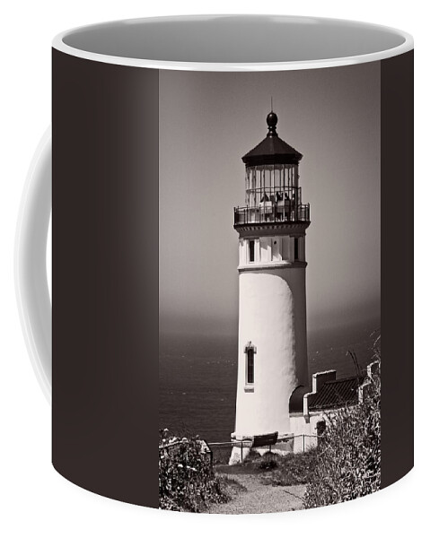 America Coffee Mug featuring the photograph North Head Lighthouse by Loren Gilbert